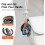 Double-Sided for  Phone Stand Tripod 360 Adjustable Portable Foldable 1/4" Mount for  17-13 Gray 5