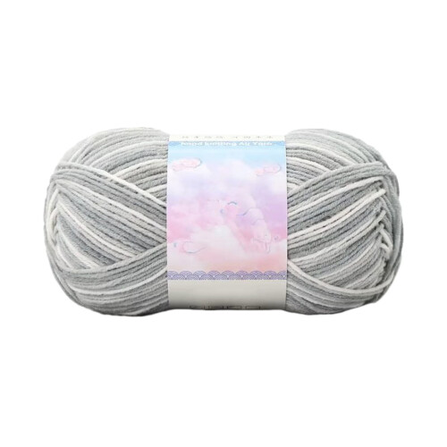 Tie-Dye Milk Wool Yarn Thick Soft Cotton Blend 130m