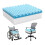 Egg Foam Crate Pad with High-Density Base for Long Sitting, Double Layer Design Disperse Pressure & Breathable Support 2