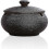 Chinese Retro Ashtray - Black Ceramic & Windproof TroveMart 1