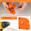 4X Multipurpose Drill Bit Grinding Sharpener,Electric Drill Bit Sharpener for All Bits Drill Grinder Grinding Tool 4