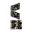 4PCS Front LED Daytime Running Light Board & Turn Signal Light Source Chip Board Kit for  CT5 20-23 PCB Board 5