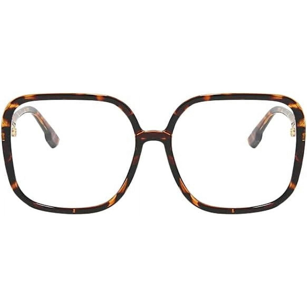 Reading Glasses Blue Light Blocking Oversized Square Frame