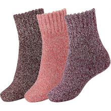 Women's Winter Solid Thick Warm Crew Socks