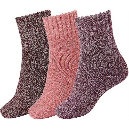 Women's Winter Solid Thick Warm Crew Socks
