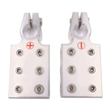 Battery Top Post Adapter Pair Battery Terminal Clamp Positive Negative Audio Modification for Car Motorhome RV Bus