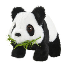 Interaktiv panda-leke med lyd og bevegelse, hvit