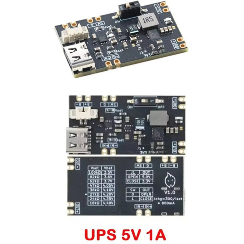 3.3V 5V Output Microcontroller UPS Uninterruptible Power Supply Module 1.5A/1A Lithium Battery Charging Board 5V 1