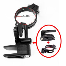 31.8mm/34.9mm Clamp- Bike Chain Stabilizer Anti-Drop Single Chainring Chain Guide Frame Mount Chain Catcher 31.8mm