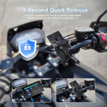 Motorfiets Draadloos Carplay voor Android Auto-Scherm, Navigatiesysteem, 5" Draagbare Autoradio Ondersteuning , Assistent