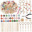 Kit per creare portachiavi con ciondoli e lucidalabbra (263 pezzi) 1
