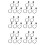30Pcs Momentary  Momentary Push Button  Off  12V 24V Surface Mount  Button 1