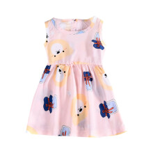 Girls Floral Sleeveless Summer Dress for 5-6 Years