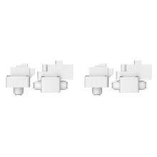 2X Réservoir D'Eau Haute/Basse Pression, Soupape de Décharge, Tuyau de 1/4 Pouce, Connecteur de Filtre à Eau pour Moteur de Pompe à Osmose Inverse
