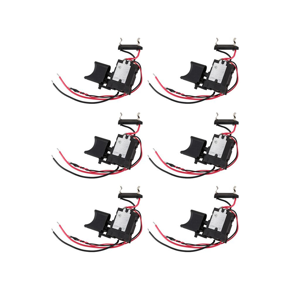 6X 7.2 V - 24 V Lithium Battery Cordless Drill Speed Control Trigger With Small Light 6032834496395