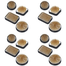 16 Pcs Japanese Ikebana Kenzan Kit for Flower Arrangement,2.4in Round,1.6in Square,2.1in X 1.4in Rectangle & 1.in Round