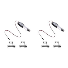 2X Micro-Type Linear Actuator,1In Stroke,90N/20.3lb,Speed 9.5mm/S Electric WaterproofActuator Motor LinearActuator 12V