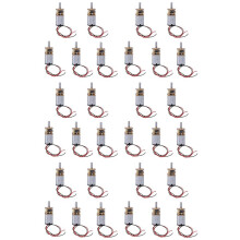 30Pcs N20 Micro-Metal Gear Motor with Gearwheel Motors 60RPM Slow Speed Full Metal Reducer Toy