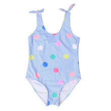 Girls Sleeveless Stripe Swimwear for 12–18 Months