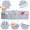 Padded Dust Cover for Criicut Maker 4, Maker 3, Maker, Explore 4,Explore 3, Explore Air 2, Protective Machine Cover Gray 4