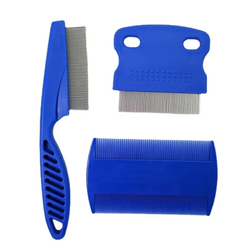Flea Comb for Cats Grooming Set 3 Pieces