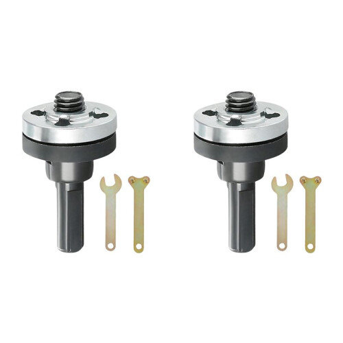 2X Drill to Angle Grinder Conversion Kit, Power Tool Adapter for Cutting & Grinding