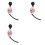 3X Accessori per Auto Tester per Antigelo e Refrigerante per Auto Densitometer Tester Accessori per Auto W1656C 1