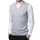 Herren-Strickweste mit V-Ausschnitt, einfarbig, bequeme Passform 1