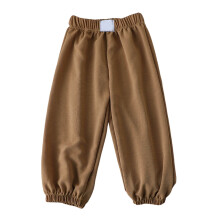 Pantaloni sportivi per bambini, tinta unita, traspiranti, per bambini di 4-5 anni.