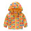 Winddichte jas met capuchon en print voor peuters van 2-3 jaar. 1