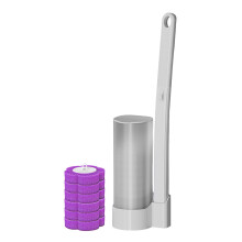 Disposable Toilet Cleaning System White Lavender 6 Refill