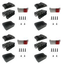 4X Boîtier de Batterie Li-Ion (Sans Cellule de Batterie) Boîte de Rangement de Batterie pour Coque de Batterie au Lithium 18V 6.0Ah 3Ah