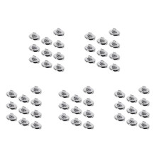 Twist Lock Common Sense Fastener, Boutons Tournants en MéTal pour Bateaux, Voiliers, Camping-Cars, DéRiveurs et Caravanes (50PC)