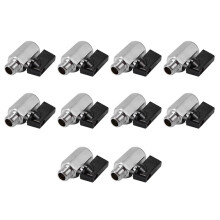 10X Chrome Brass 1/4inch Bsp Valve Threads Tap Male to Female Air Compressor Hose