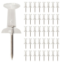 300 Pz Puntina Thumb Tack Clear Color 3 / 8inch Drawing Scheda del Sughero Ufficio Pushpin