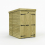 4 x 6 Pent Shed Tanalised (Double Door, No Windows) 2