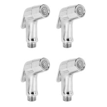 4X Douchette Mitigeur A Main Hygiene Intime en ABS pour Salle de Bain Toilette-Chrome
