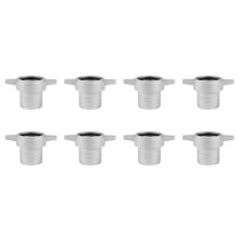 8X Raccords de Pompes à Eau Clé de Connexion de Tuyau en Aluminium de 2 Pouces avec Joint en Caoutchouc Raccord de Tuyau de Connecteur de Pompe