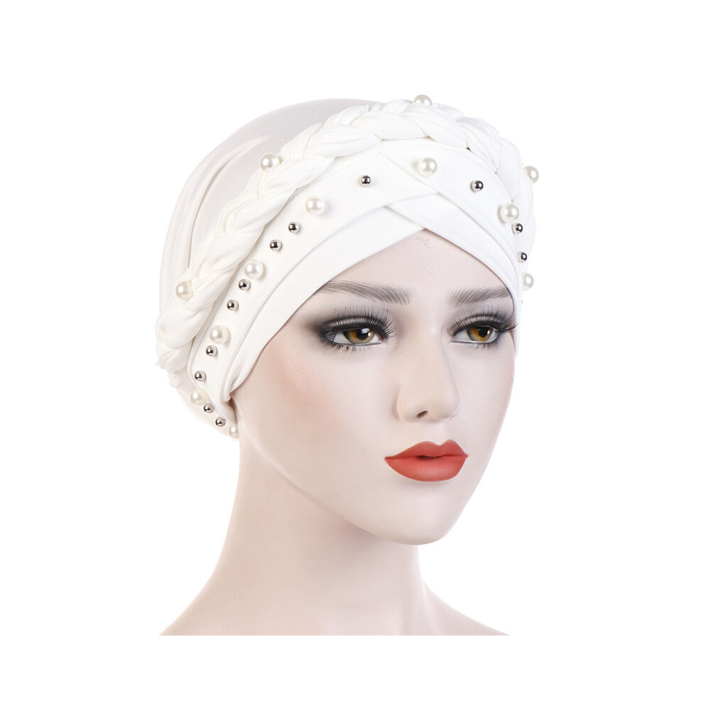 (Gray) Women Ladies Hair Loss Scarf Cancer Chemo Cap Muslim Turban Hat Hijab Head Wraps