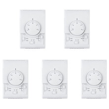 5X MT01 220VAC Room Mechanical Thermostat Air Conditioner Fan Coil Thermostat Temperature Controller Warm