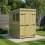 4 x 6 Pent Shed (Double Door, With Windows) 1