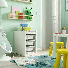 IKEA TROFAST Storage Unit with 3 Boxes 34x44x56cm