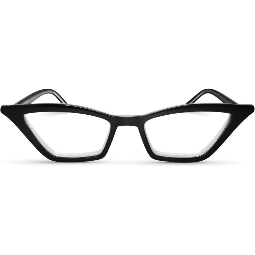 Cat Eye Reading Glasses for Women Red +2.50