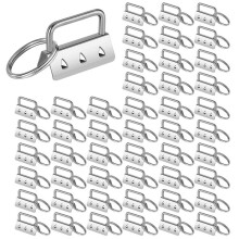 200 Stück Schlüsselanhänger Hardware mit Geteilten Ringen Set Schwanzclips für Trageband mit Handgelenk Klemme Schlüssel Anhänger Mach Es Selbst