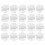20 Pcs Double Sided Suction Cup - Sucker Pads for Glass, Plastic - 30mm Width 1