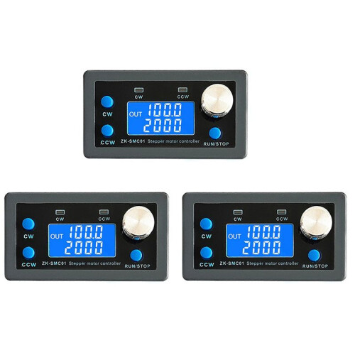 3X ZK-SMC01 Stepper Motor Driver and Controller  5-30V Reverse Pulse Speed Control Board Programmable PLC Serial