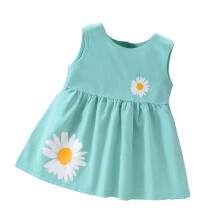 Baby Girls Summer Dress Pure Cotton Sleeveless