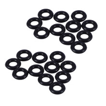 20 Pcs Black Rubber Oil Seal O Shaped Rings Seal Washers 8 x 4 x 2 mm