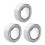 3Pcs 19mmx10M Duct Waterproof Tape, White 1
