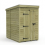 4 x 6 Pent Shed (Single Door, No Windows) 2